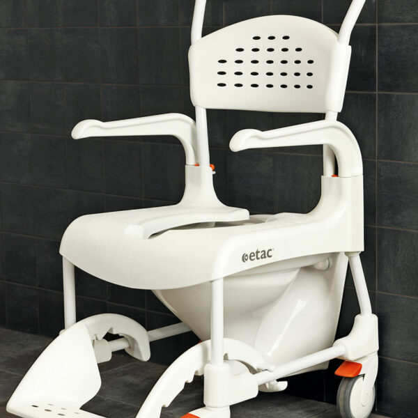 Chaise de douche à roulettes Clean 55cm/2 freins – Image 2