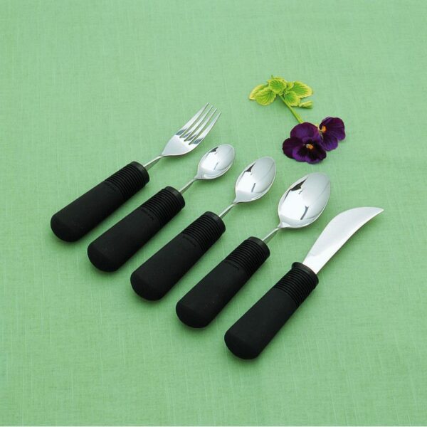 Lot de 5 couverts caoutchouc BIGGRIP standards