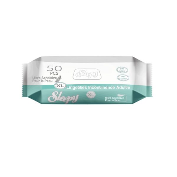 Lingettes incontinence XL Sleepy X50