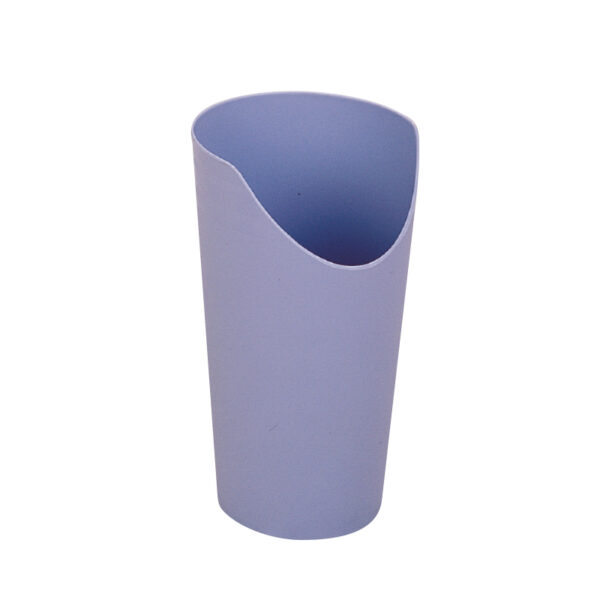 Verre Ergo à découpe nasale bleu