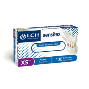 Gants Sensitex en latex poudré non stérile