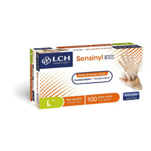 Gants Sensinyl Free vinyle non poudrés