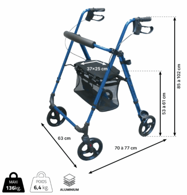 Rollator Neo Fashion – Image 3