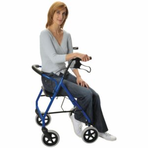 Rollator 4 Roues en Aluminium