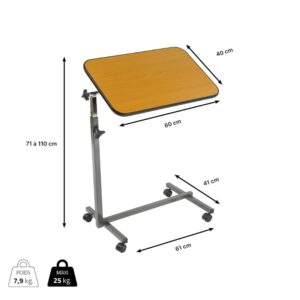 Table de Lit avec Plateau Inclinable Simplex
