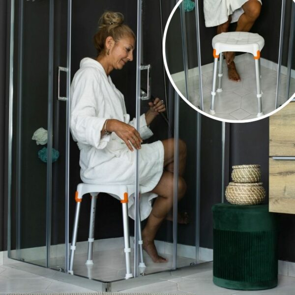 Tabouret de Douche Capri Rond – Image 5