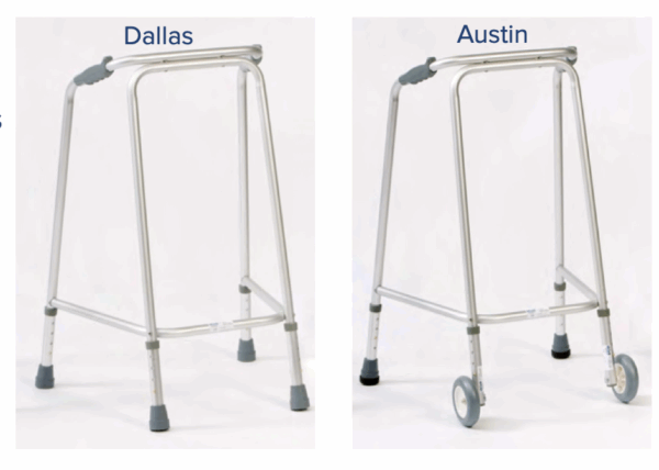 Deambulateur Cadre de Marche “Dallas ou Austin”