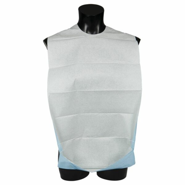 Bavoir etable avec poche de recueil