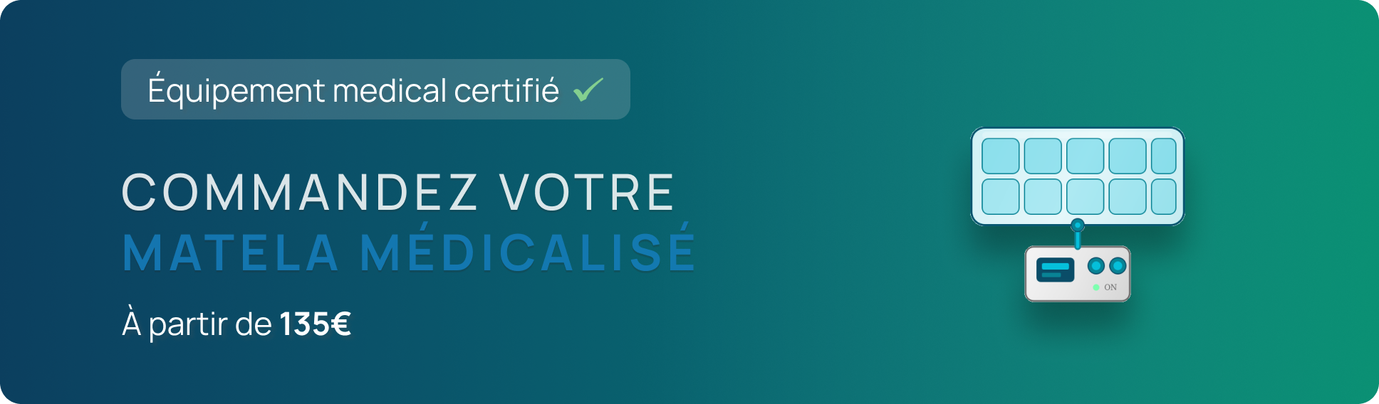 Matelas médicalisé