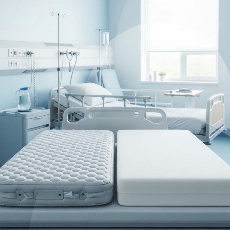 Illustration immersive du sujet : matelas anti-escarres