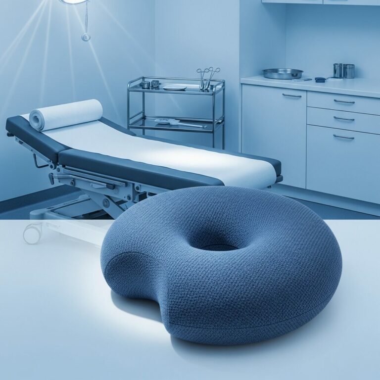 Illustration immersive du sujet : coussin hémorroïdes