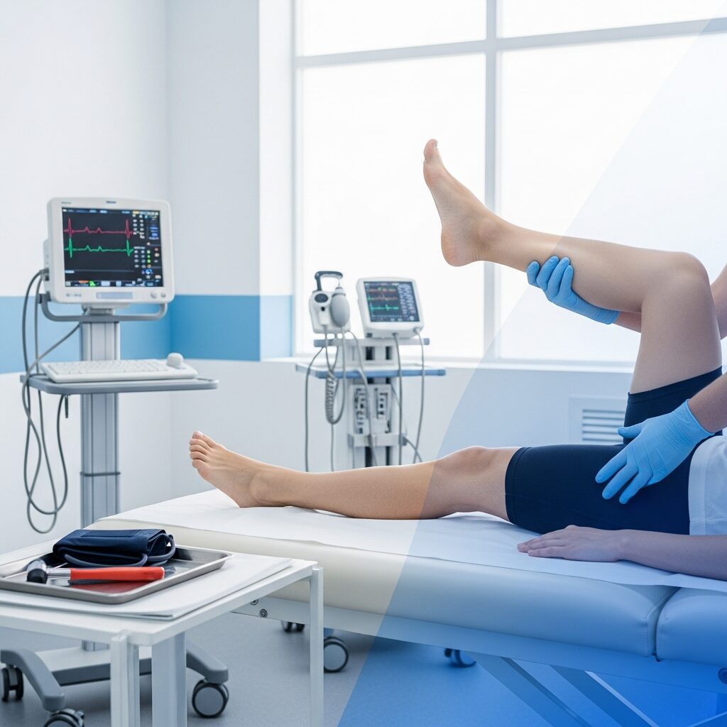 Illustration immersive du sujet : relevés de jambe