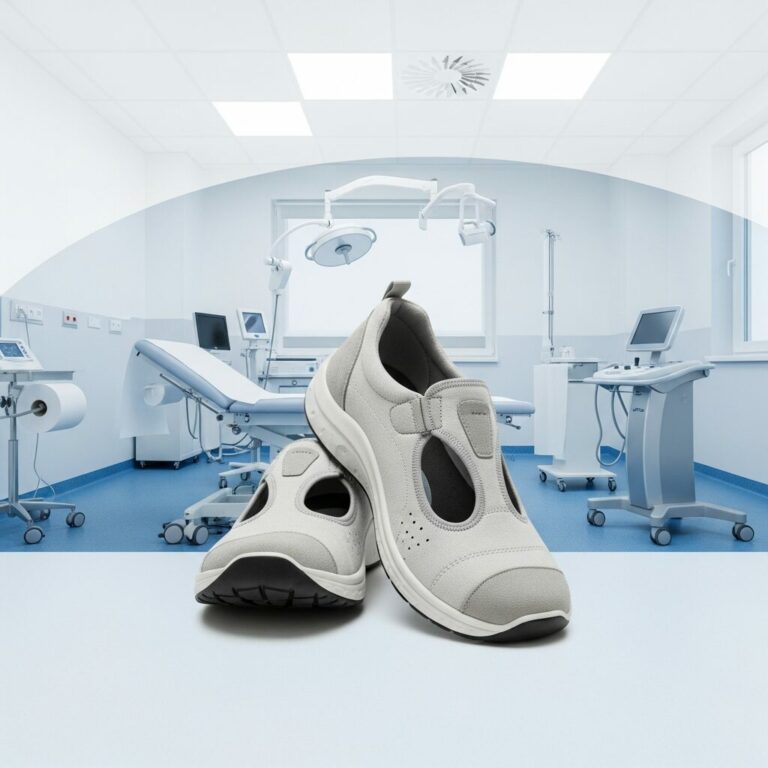 Illustration immersive du sujet : chaussures pieds sensibles