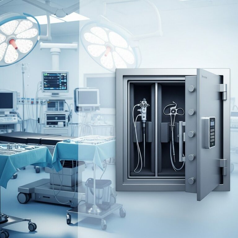Illustration immersive du sujet : sécuriser équipements médicaux