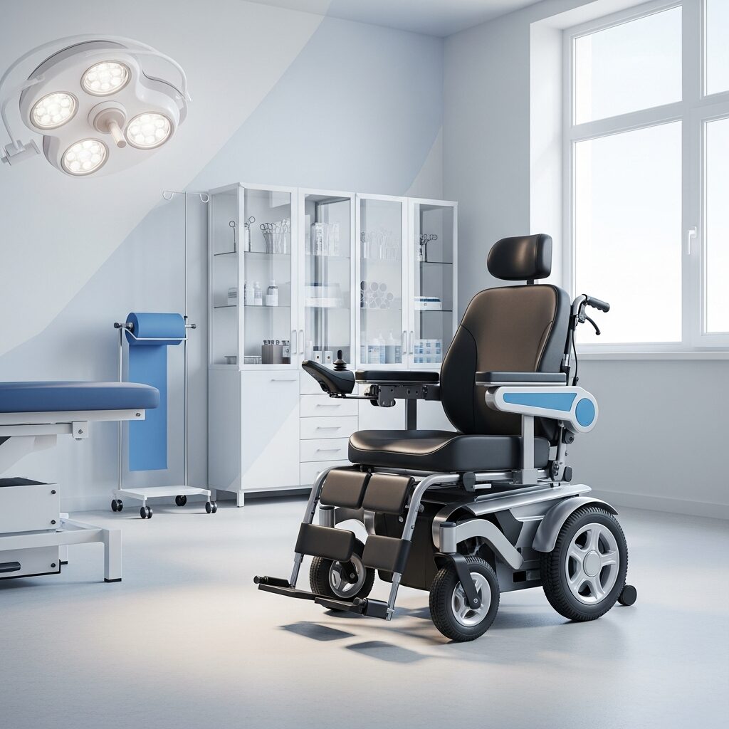 Illustration immersive du sujet : prix fauteuil roulant électrique