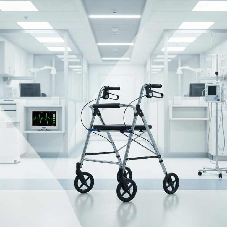 Illustration immersive du sujet : prix déambulateur médical