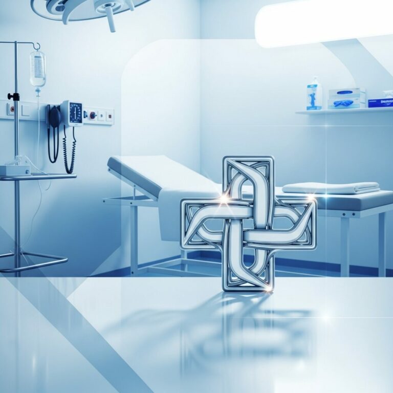 Illustration immersive du sujet : lit médicalisé électrique