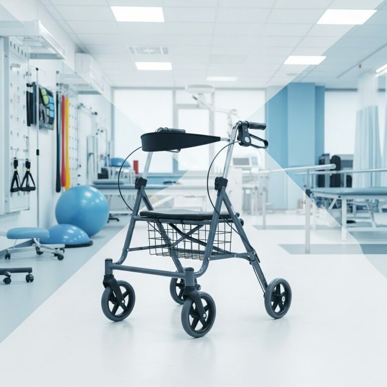 Illustration immersive du sujet : prix déambulateur 4 roues